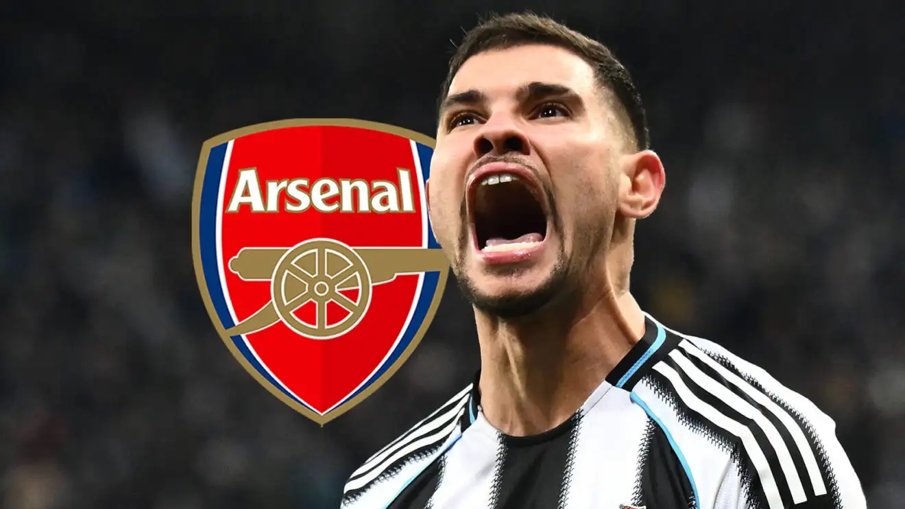 Bruno Guimaraes được cho khao khát gia nhập Arsenal. Ảnh: fFootball365.
