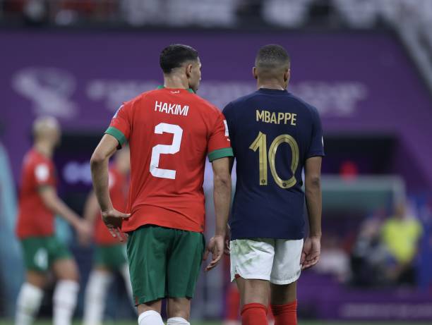Những trụ cột của hai đội như Hakimi và Mbappe đều đang thể hiện phong độ ấn tượng. Ảnh: Getty Images.