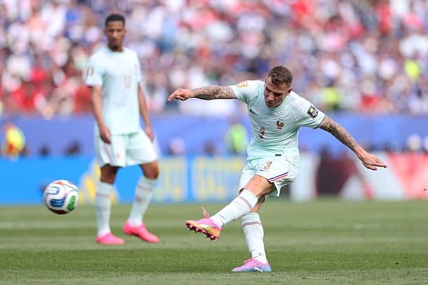 Ảnh bài viết Pháp 0-0 Morocco: Digne sút bóng chạm xà ngang