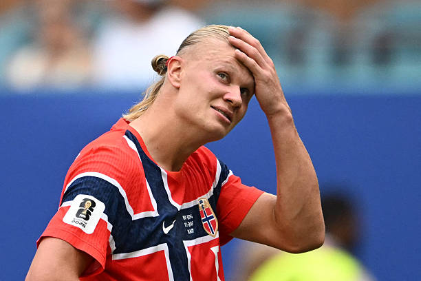 Erling Haaland đã mang lại nhiều khó khăn cho tuyển Anh. Ảnh: Getty Images
