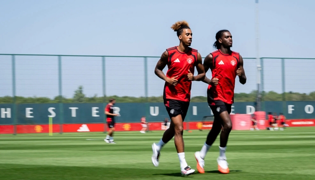 Yoro tích cực tập luyện hè 2026. (Ảnh: Getty Images)