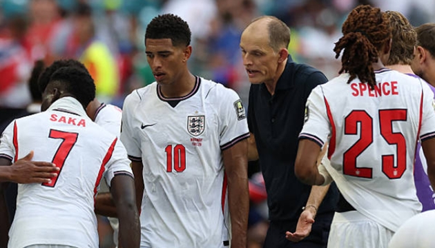 Bellingham không hài lòng việc Tuchel phê bình đội tuyển Anh sau trận thắng Na Uy. (Ảnh: Getty Images)