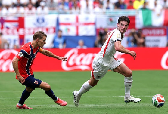 Cả Rice lẫn Odegaard đều gặp những vấn đề về thể trạng. Ảnh: Getty Images.