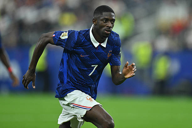 Ousmane Dembele (6.1): Thiếu sự chính xác trong các pha xử lý cuối cùng và hoàn toàn bất lực trong việc xuyên phá hàng phòng ngự đối phương. Ảnh: Getty Images

Chấm điểm tuyển Pháp. Ảnh: Bongda.com.vn.