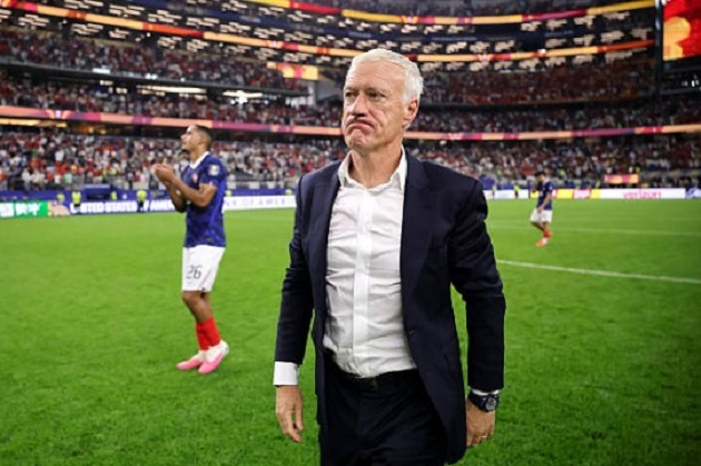 Deschamps lỡ hẹn với trận chung kết World Cup thứ hai liên tiếp. Ảnh: Getty.