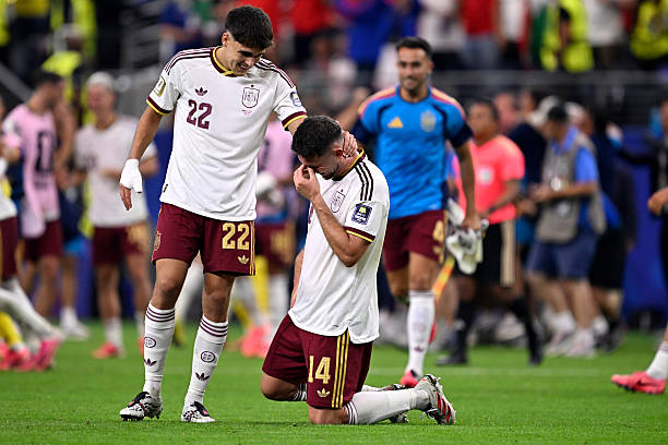Cubarsi và Laporte là bệ phóng đưa Tây Ban Nha vào chung kết. Ảnh: Getty Images.