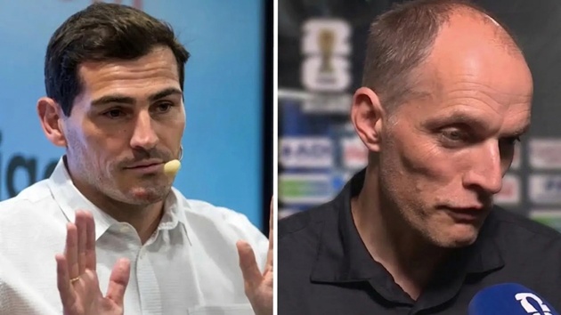 Iker Casillas chỉ trích lối đá phòng ngự của HLV Tuchel. Ảnh: Fox