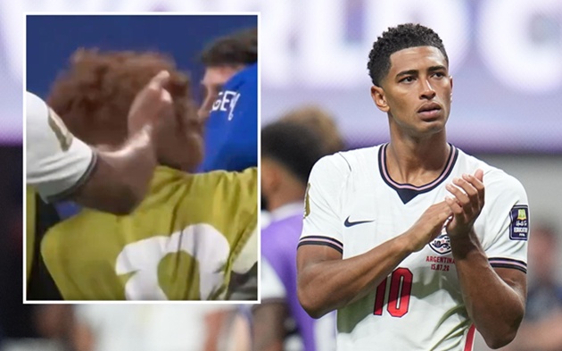 Bellingham có thể nhận án phạt từ FIFA. (Ảnh: Marca)