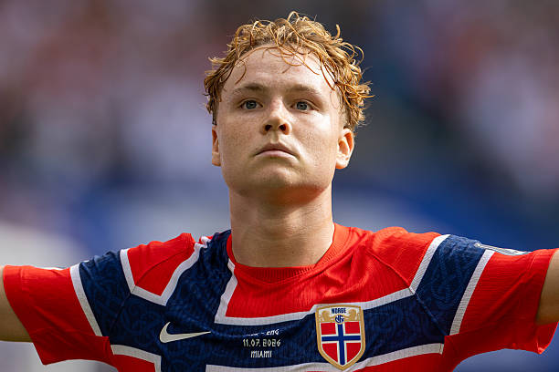 Andreas Schjelderup được Chelsea dành sự quan tâm. Ảnh: Getty Images