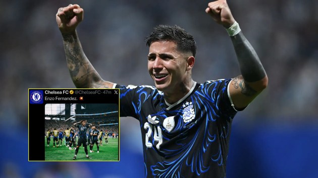 Chelsea âm thầm xóa bài đăng về Enzo sau làn sóng phản đối từ người hâm mộ Anh. Ảnh: Getty Images.