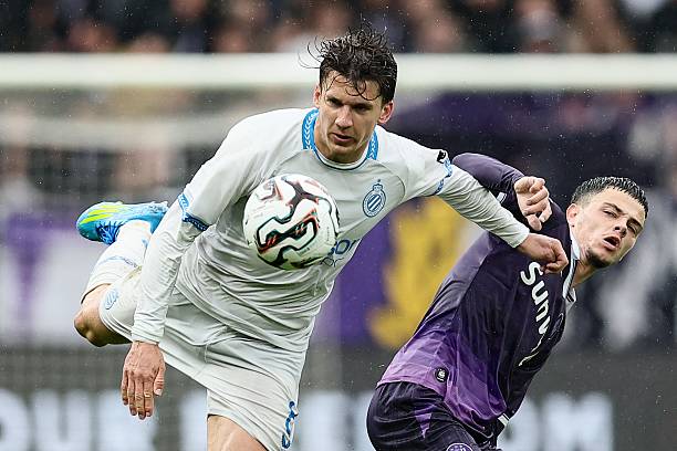 Christos Tzolis chuẩn bị chuyển sang khoác áo Arsenal. Ảnh: Getty Images