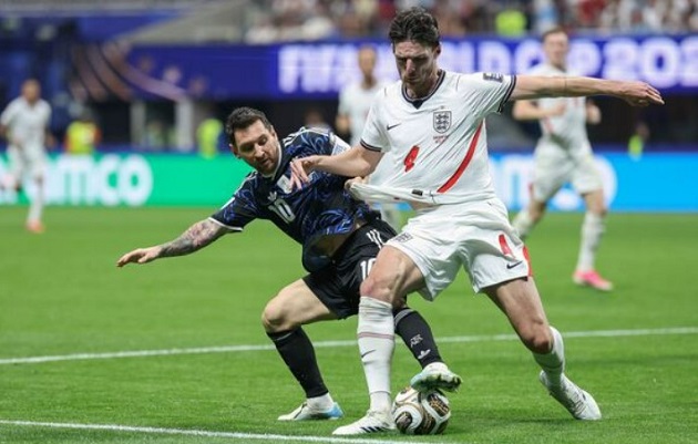 Argentina sẵn sàng chơi thể lực trước tuyển Anh ở trận bán kết. Ảnh: Getty.