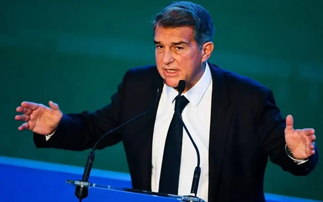 Chủ tịch Laporta tin rằng đã đến lúc Yamal thay thế tượng đài Messi. Ảnh: Getty Images