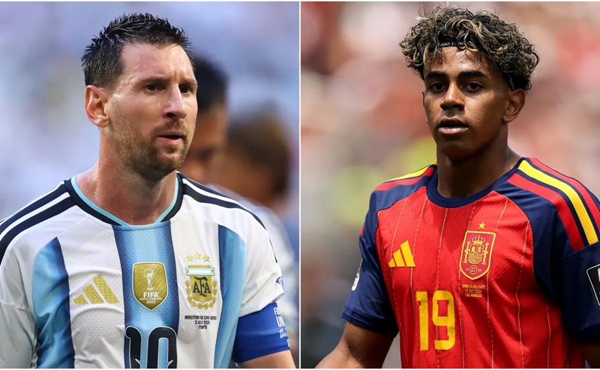 Màn so tài giữa Lionel Messi và Lamine Yamal được nhận định là tâm điểm của trận chung kết World Cup 2026. Ảnh: Getty Images.