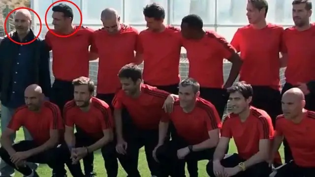 Luis de la Fuente và Lionel Scaloni khi còn là thầy trò. Ảnh: RFEF.