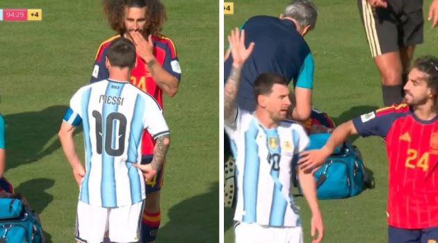 Ảnh bài viết Mách trọng tài vụ Cucurella che miệng, Messi bị ngó lơ