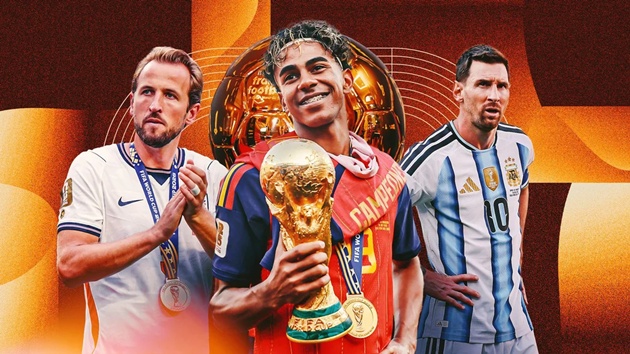 Ảnh bài viết Lamine Yamal thách thức Harry Kane đua Quả bóng vàng 2026