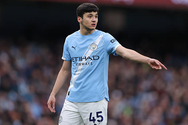 Abdukodir Khusanov chuẩn bị gia hạn hợp đồng với Manchester City. Ảnh: Getty Images