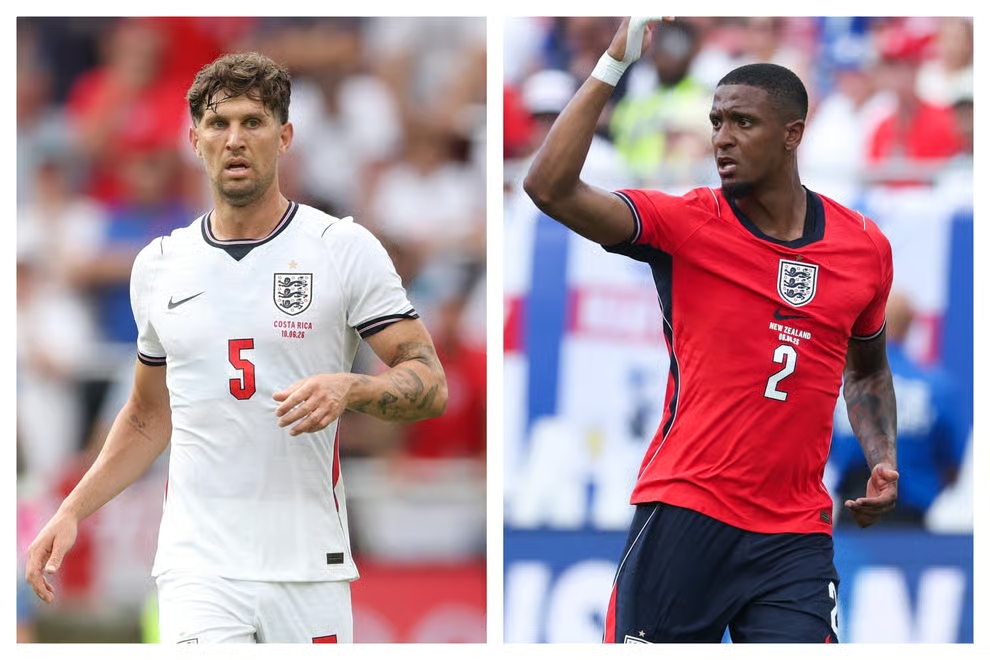 John Stones và Ezri Konsa được cho nằm trong tầm ngắm Arsenal. Ảnh: Getty Images.