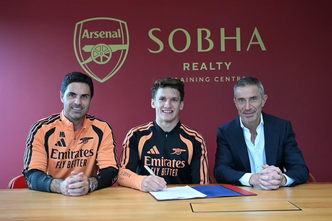 Christos Tzolis chính thức cập bến Arsenal. Arsenal FC.