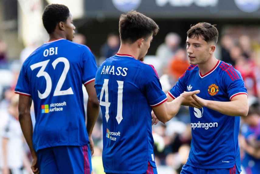 Dàn sao trẻ MU có trận đấu thăng hoa. Ảnh: ManUTD.