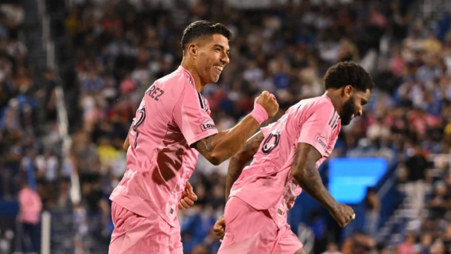 Ảnh bài viết Messi vắng mặt, Suarez sút Panenka giúp Inter Miami thắng Montreal