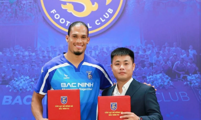 Bắc Ninh chiêu mộ thành công Rafael Santos de Sousa. Ảnh: Fanpage Bắc Ninh.