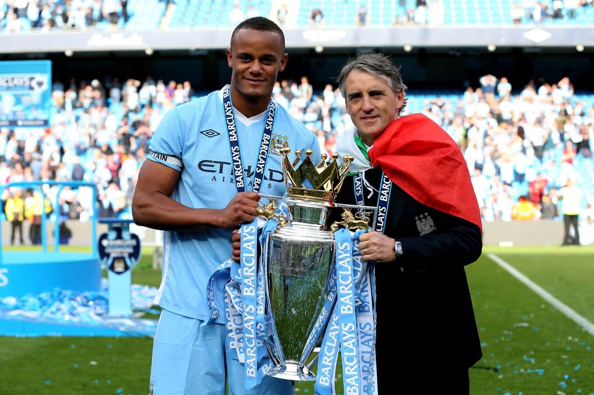 Hiệu số mang về chức v&ocirc; địch lịch sử Man City. Ảnh: Getty Images.