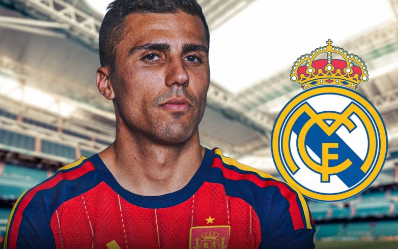Rodri đang đứng trước nhiều đồn đoán về khả năng gia nhập Real. Ảnh: Sky Sport.