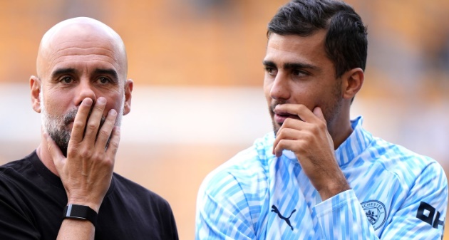 Rodri là nhân tố quan trọng dưới triều đại của Pep. Ảnh: Sky Sport.