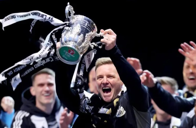 Eddie Howe đ&atilde; mang đến những cảm x&uacute;c tuyệt vời cho NHM Newcastle. Ảnh: Getty Images.