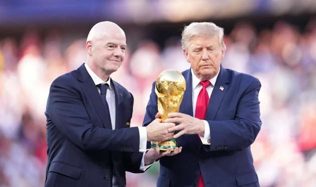 Kế hoạch của Infantino về World Cup đã gây nhiều tranh cãi. Ảnh: Getty.