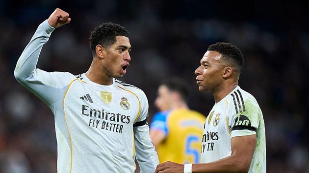 H&agrave;ng c&ocirc;ng Real Madrid với Mbappe, Vinicius v&agrave; Bellingham sẽ được bổ sung th&ecirc;m Diomande. (Ảnh: Getty Images)