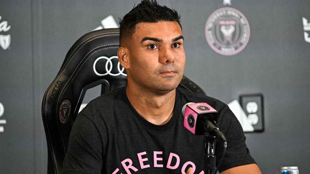 Casemiro ca ngợi Messi khi ra mắt Inter Miami. (Ảnh: ESPN)