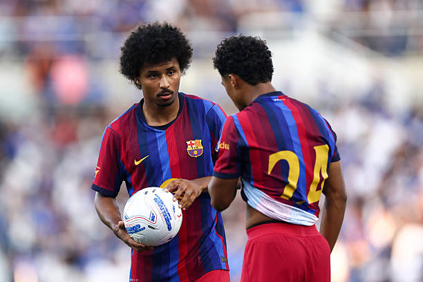 Các cầu thủ Barcelona gây bất ngờ khi phải nhận thất bại. Ảnh: Getty Images