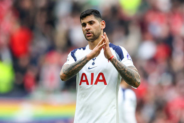 Cristian Romero có thể rời Tottenham Hotspur hè này. Ảnh: Getty Images