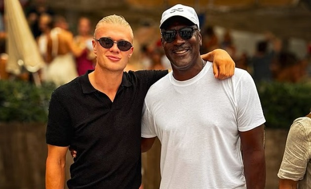 Ảnh bài viết Erling Haaland hội ngộ Michael Jordan tại Địa Trung Hải