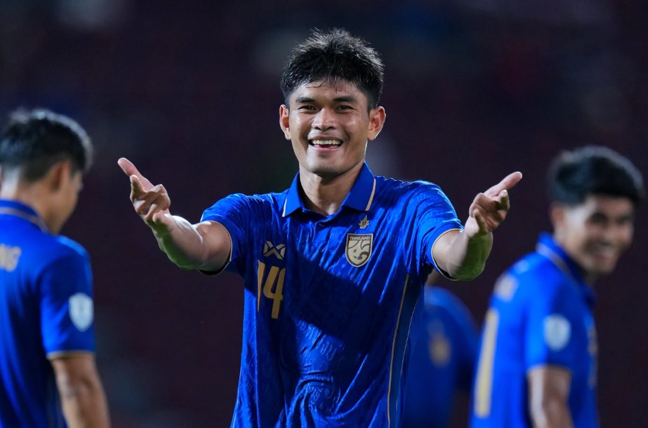 Ảnh bài viết Hạ gục Malaysia, Thái Lan trở lại với ngôi đầu bảng B ASEAN Cup