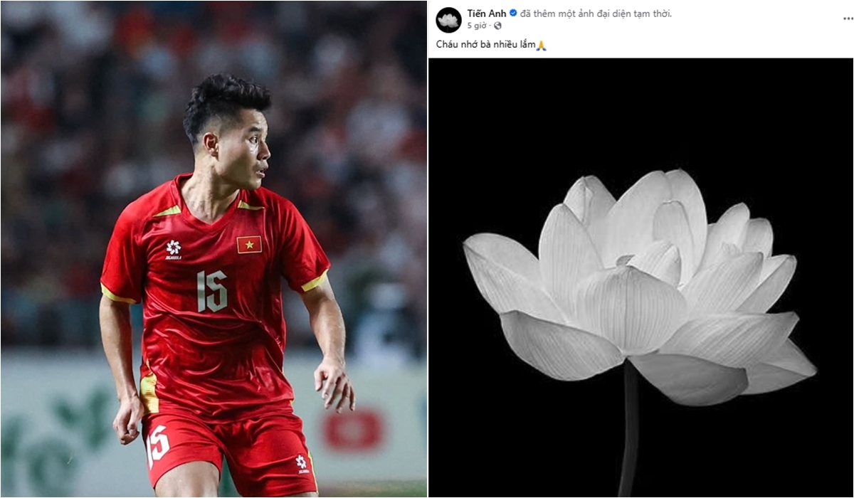 Trương Tiến Anh vừa đón tin dữ từ quê nhà. Ảnh: FBNV.