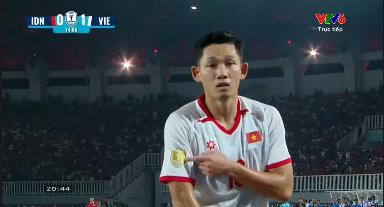 Hai Long nhân đôi cách biệt. Ảnh: Chụp màn hình.