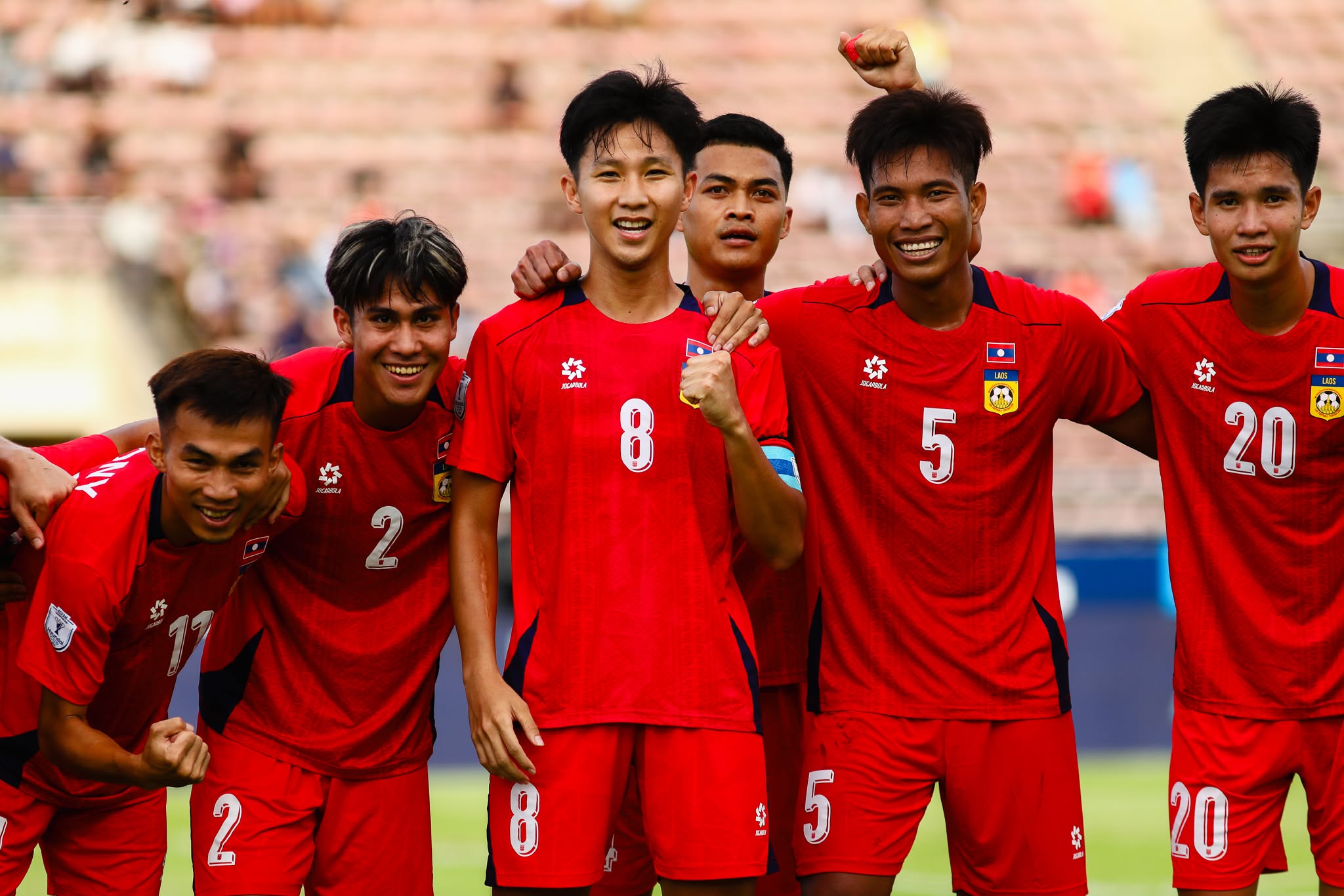 Tuyển Lào được dự đoán khó tạo bất ngờ trước Myanmar. Ảnh: LĐBĐ Lào.