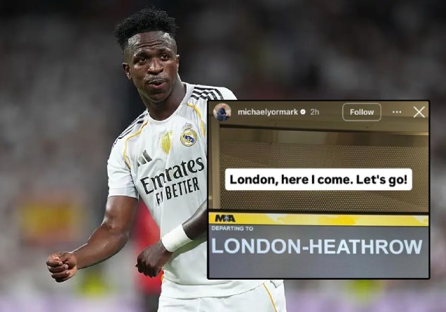 Ảnh bài viết Đại diện Vinicius tới London, fan Arsenal mơ về bom tấn