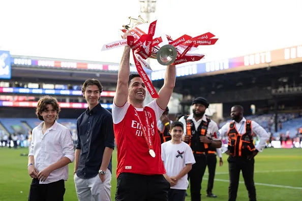 Arsenal đã lên ngôi vô địch sau 22 năm. Ảnh: Getty.