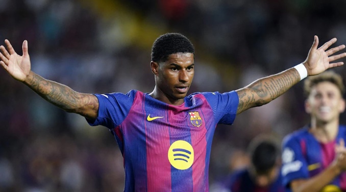 Tương lai Rashford sau thời gian cho mượn tại Barca vẫn còn là dấu hỏi lớn. Ảnh: Getty.