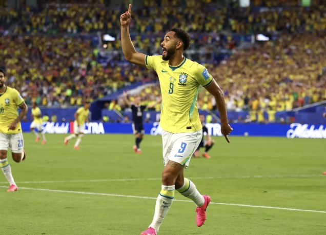 Cunha gây ấn tượng trong màu áo Brazil ở World Cup 2026. Ảnh: Getty.