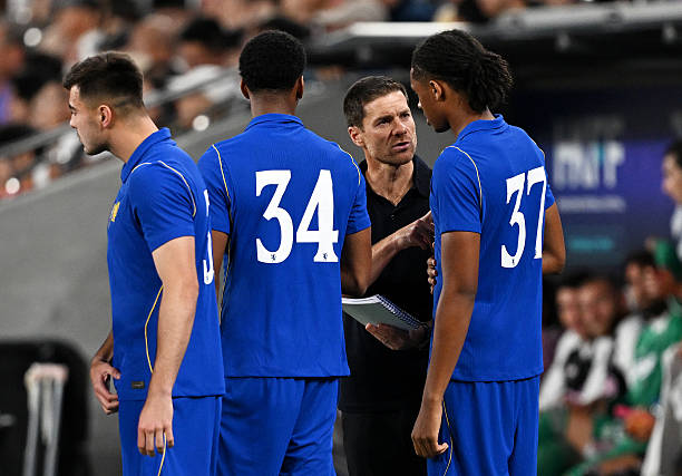 Những toan tính của Xabi Alonso không hiệu quả. Ảnh: Getty Images