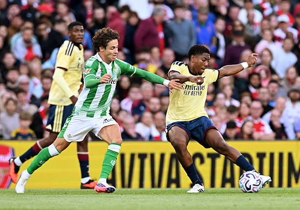 Pháo thủ chưa có được đội hình mạnh nhất khi đấu Betis. Ảnh: Getty Images.