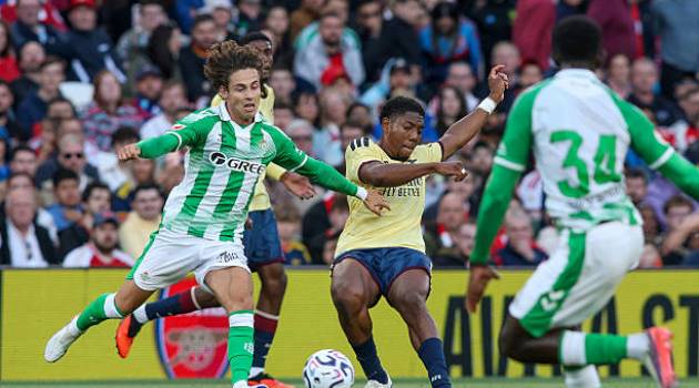 Myles Lewis-Skelly không thể giúp Arsenal giành chiến thắng. Ảnh: Getty Images.