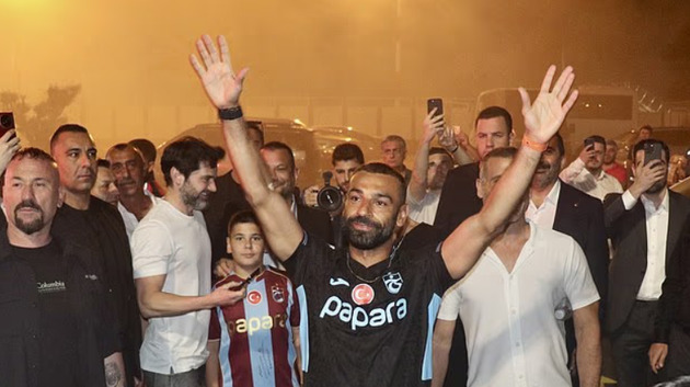 Salah được chào đón nồng nhiệt tại Thổ Nhĩ Kỳ. Ảnh: Getty.