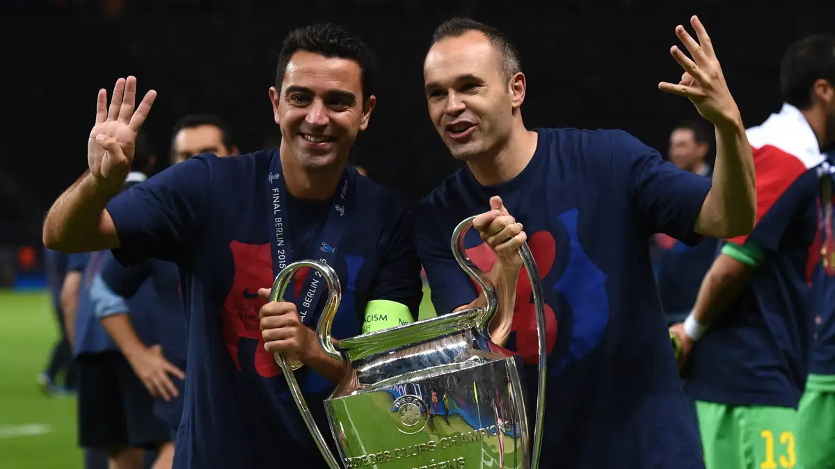 Tiki-taka biến bóng đá thành nghệ thuật trên mặt cỏ. Ảnh: Getty Images.